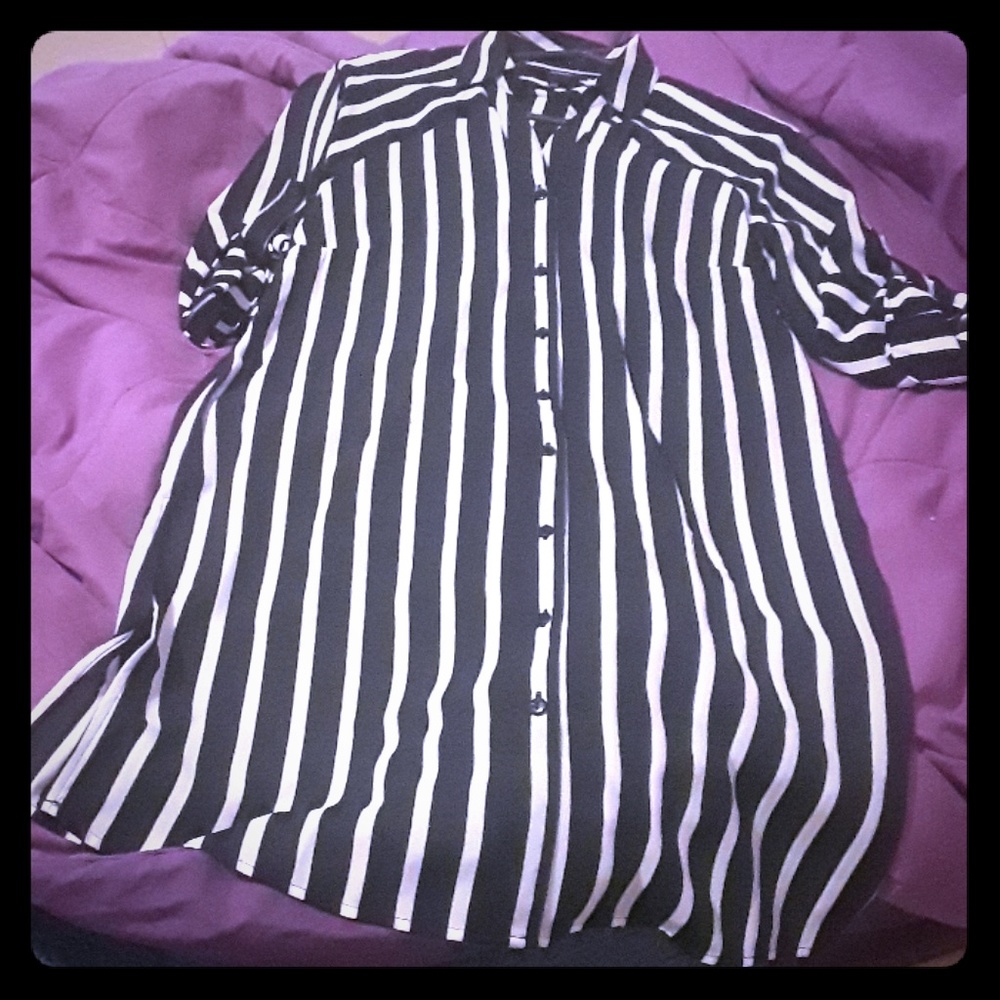 long chiffon shirt